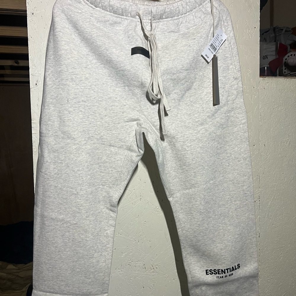 Fear of God Essentials Light Gray Sweatpants